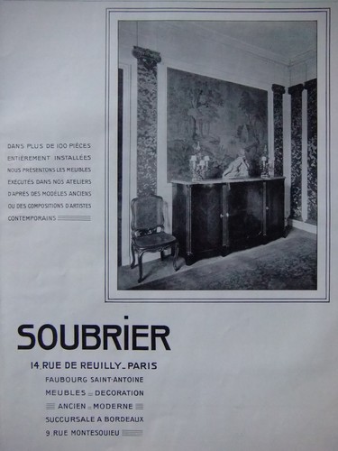 Publicité soubrier meubles - soubrier,
