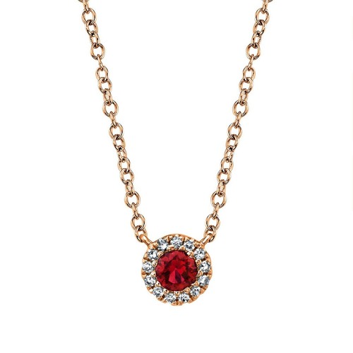 Rubis diamant solitaire - diamant,