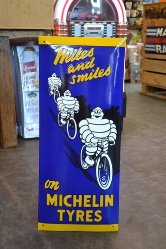 Plaque émaillée michelin - plaque,