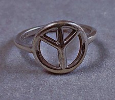 Paix & amour bague argent