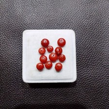 Perles de corail rouge italien