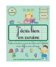 J'écris bien en cursive