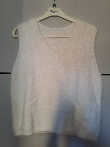 Shein pull femme blanc maille