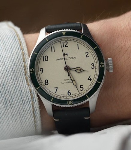 Hamilton khaki aviation pilot - khaki,