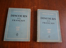 Discours aux Français tomes 1