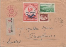 MONACO - MONTE CARLO - Enveloppe -  Poste Aérienne  -  100 F. Louis II et divers