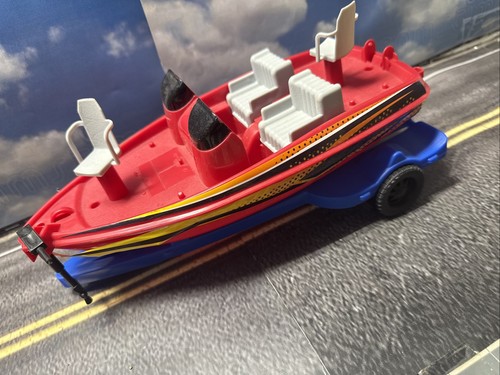 Bass fishing boat with - bass,