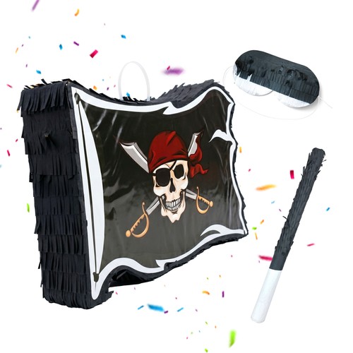 Pinata drapeau pirate fête - pinata, pirate,