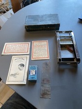 repasseur à rasoir ancien affuteur aiguiseur dans sa boite ALLEGRO notice lames