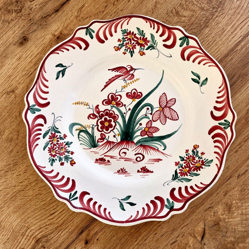 Ancienne assiette chantournee - ancienne,