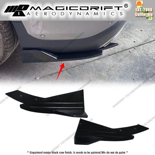 Universal 2pc rear bumper lip - universal,