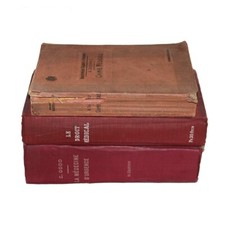 Ensemble 3 livres de Médecine / Le Droit Médical / Médecine d'Urgence / Chimie