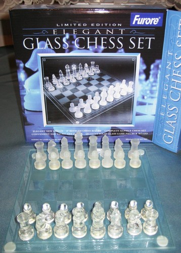 Jeu échecs verre - d'Échecs, en