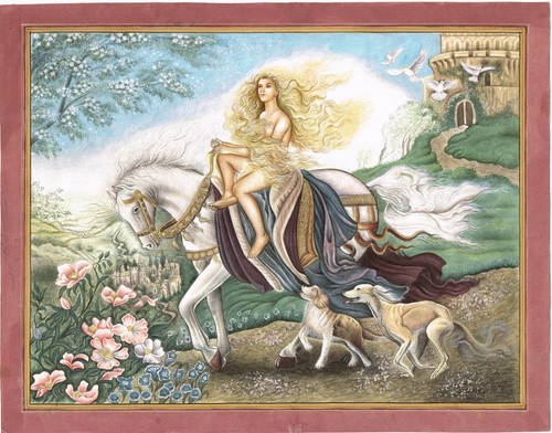 Main peinture miniature - peinture,