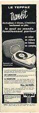 PUBLICITE ADVERTISING    1959   TEPPAZ  transistor TRANSIT
