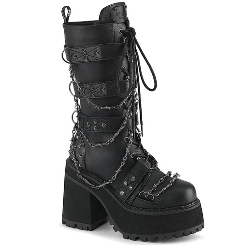 Black lace cyber goth alt - lace, up