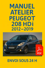 Manuel atelier peugeot 208 - atelier,