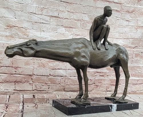 Sculpture figurine cheval - cheval, en