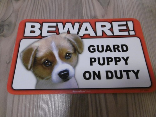 Pancarte papier glacé beware - pancarte,