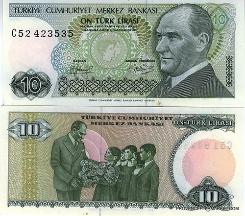 Turquie billet neuf lira - turquie,