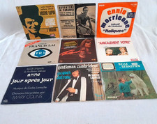 Bo feuilletons et séries télé 70' -80's - lot de 9x45trs