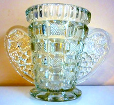 VASE A OREILLES VERRE EPAIS