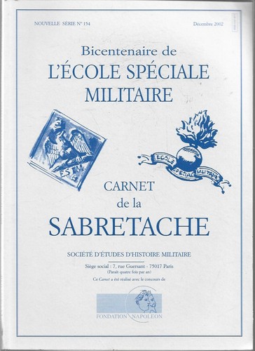 Carnet sabretache n - de, la
