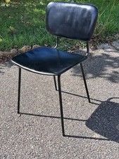 Chaise de Bureau noire  AIRBORNE  Années 60's 70's  Vintage