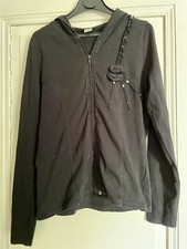 Gilet sweat à capuche Camaïeu noir S