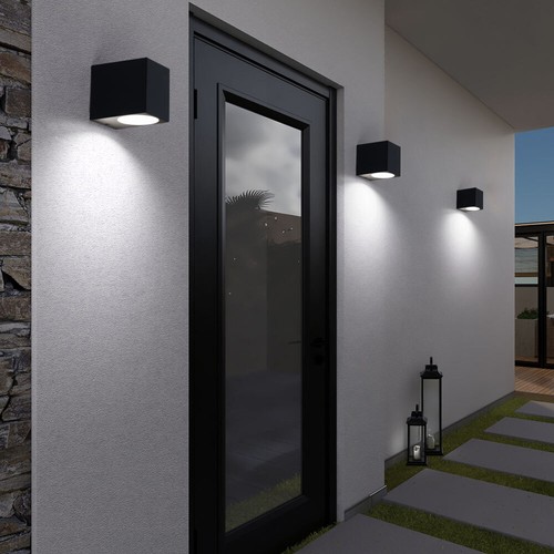 3er set eclairage mural porte - eclairage,