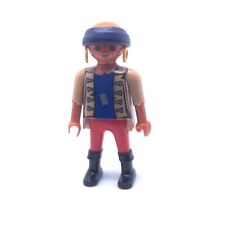 PLAYMOBIL * PIRATES * Homme Chauve Bandeau Bleu Tunique Beige Tatouages 4292 
