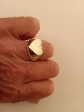 Bague COEUR signée Bimba y Lola - couleur argentée -