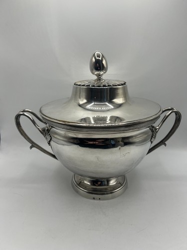 Rare soupiere argent massif - argent,