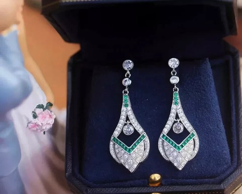 Boucles oreilles rétro - d'oreilles,