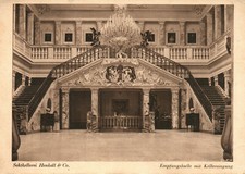 Carte postale * cave à champagne Henkell & Co. - hall d'accueil avec entrée c...
