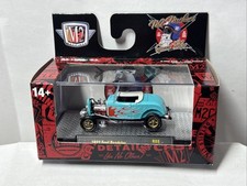 M2 machines 1/64 🇫🇷 1932 Ford Roadster Hotrod , Métal + Socle + Ouvrants