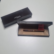 Stylo bille laque de Chine ST Dupont ' décors Ecaille 'vintage