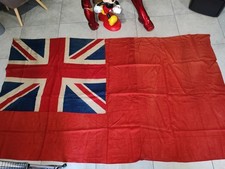 Rare drapeau Anglais British Grand WW2 Originale Sortie Normandie Seine Maritime