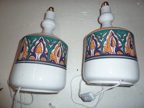 Superbe paire lampe - superbe, de