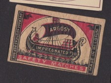  Ancienne étiquette  allumettes Belgique BN100899 Argosy Hôtel  