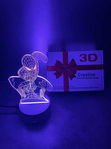 Lampe spiderman neuf - 3d,