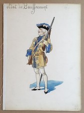 Dessin Maquette Costume Soldat