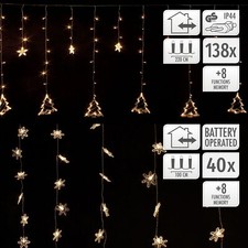 Rideau lumineux étoiles