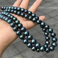 7-8mm Natural Black Real