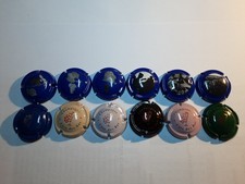 Lot de 12 capsules de champagne Cote des Bar