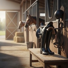 2 Pièces Guêtres de Cavalier