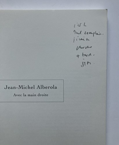 Jean michel alberola avec - alberola, :