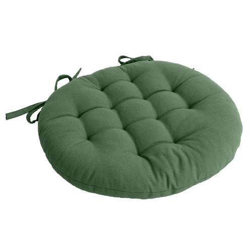 Galette chaise piquée uni - galette, de