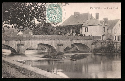 Cpa fursac pont - le,