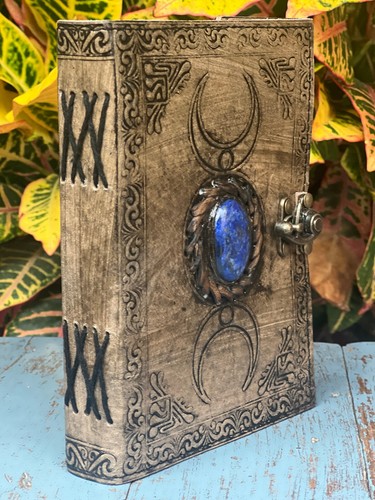 Cahier cuir triple - en,